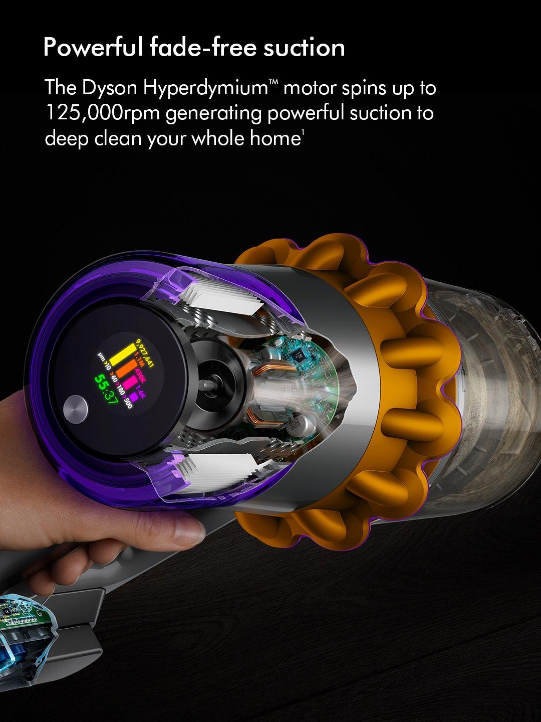 Dyson V15-2024 Cordless Vacuum - 60 Minutes Run Time - Yellow/Nickel thumbnail image
