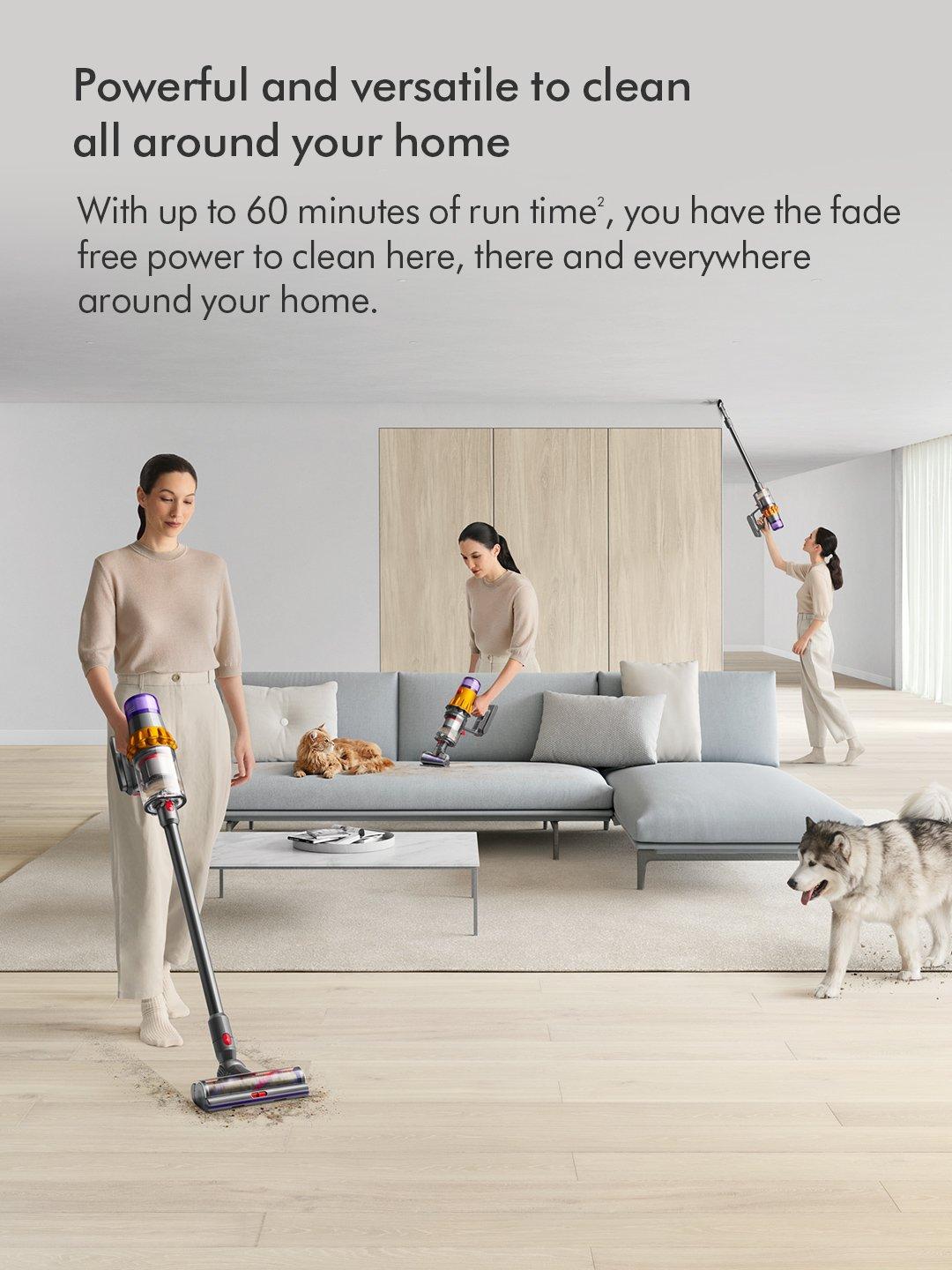 Dyson V15-2024 Cordless Vacuum - 60 Minutes Run Time - Yellow/Nickel thumbnail image