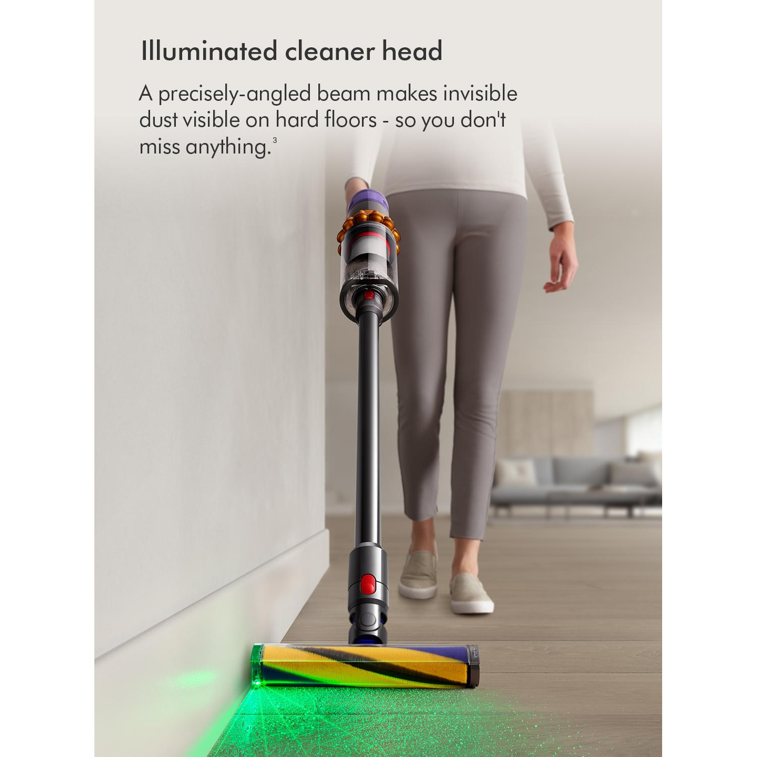 Dyson V15Extra Handheld Stick Vacuum Cleaner - 60 Minutes Run Time - Nickel/Blue thumbnail image