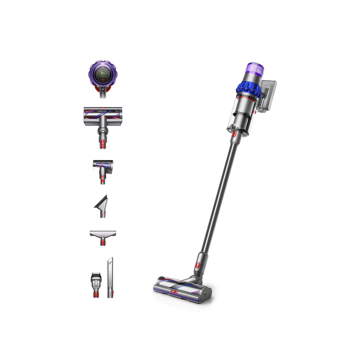 Dyson V15Extra Handheld Stick Vacuum Cleaner - 60 Minutes Run Time - Nickel/Blue thumbnail image