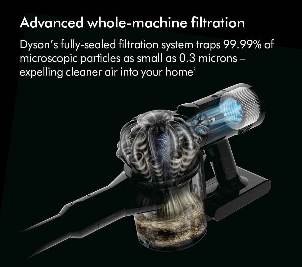Dyson V8ADVANCED-24 Vacuum Cleaner - Silver/Nickel thumbnail image