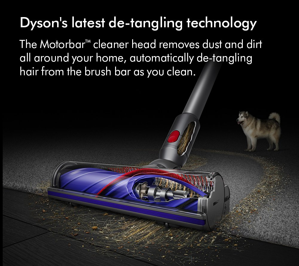 Dyson V8ADVANCED-24 Vacuum Cleaner - Silver/Nickel thumbnail image