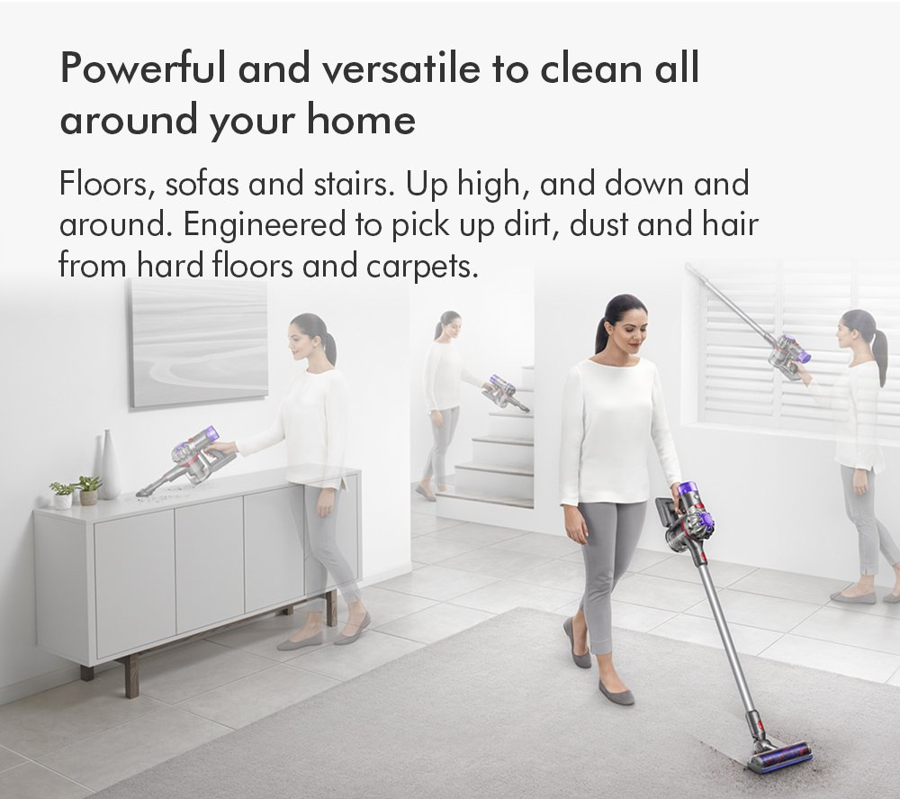 Dyson V8ADVANCED-24 Vacuum Cleaner - Silver/Nickel thumbnail image