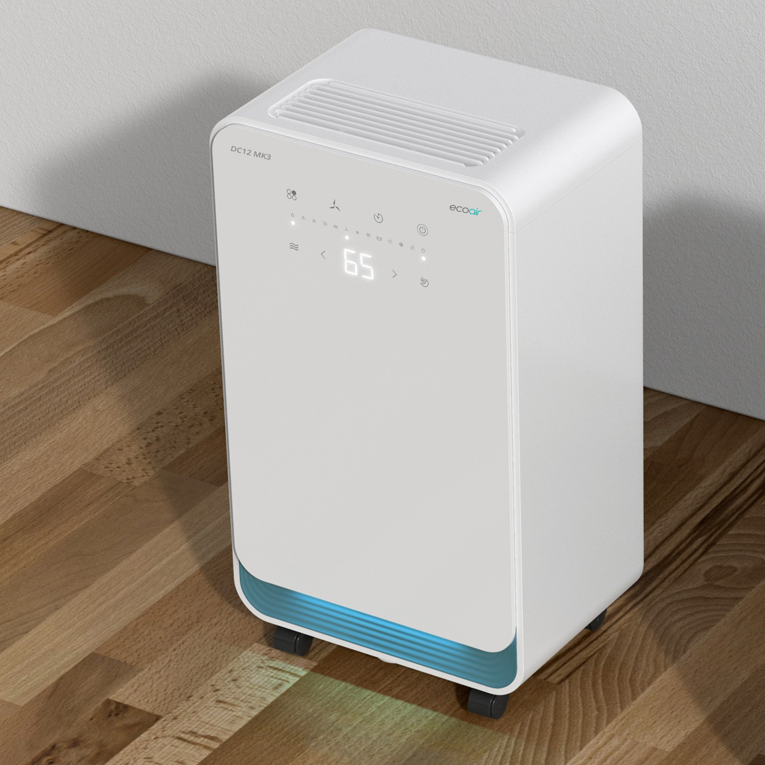 Ecoair DC12 MK3 Compressor Dehumidifier &ndash; 12 Litres per Day - White thumbnail image