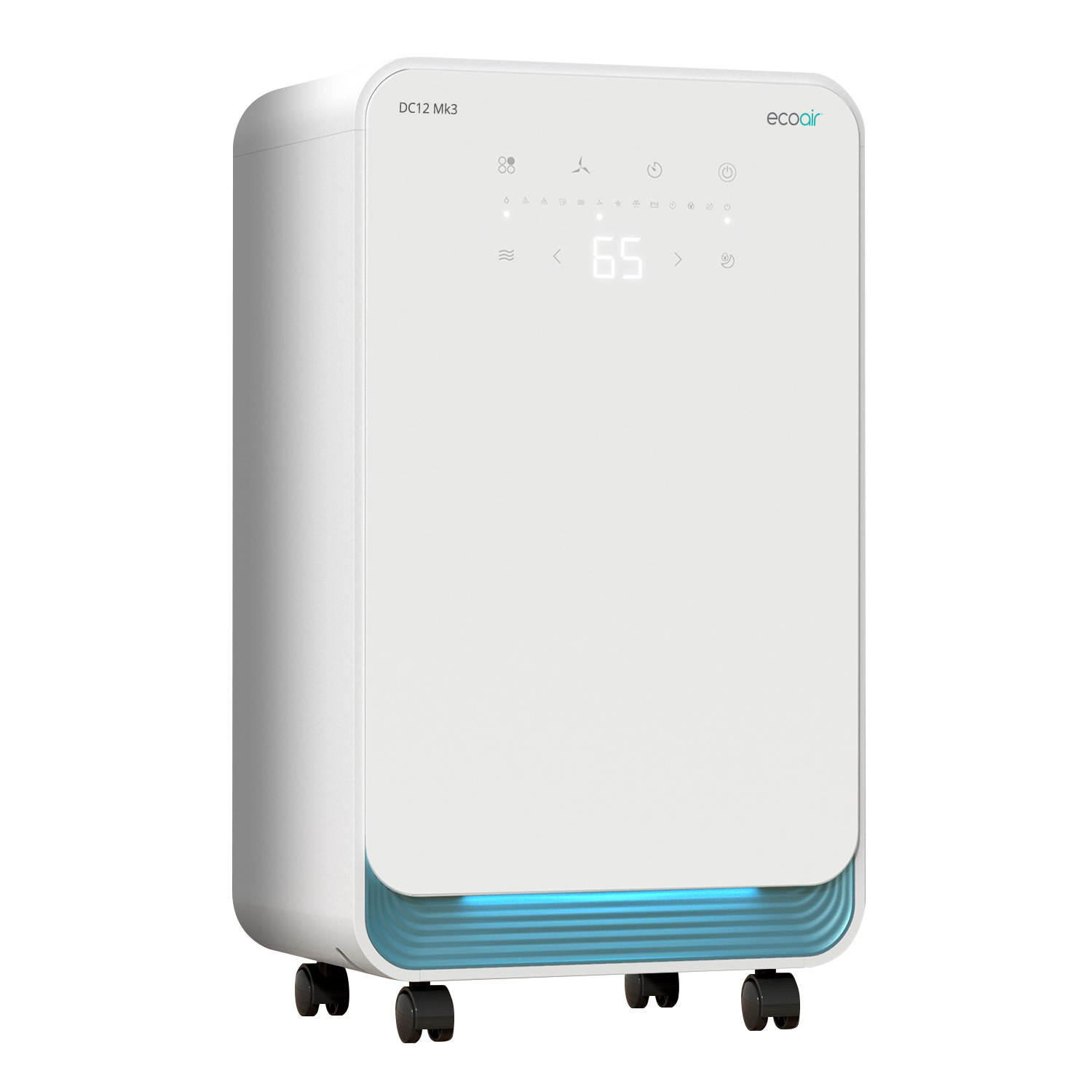 MeacoDry ARETEONE12L Arete One 12L Dehumidifier / Air Purifier - White and charcoal black thumbnail image