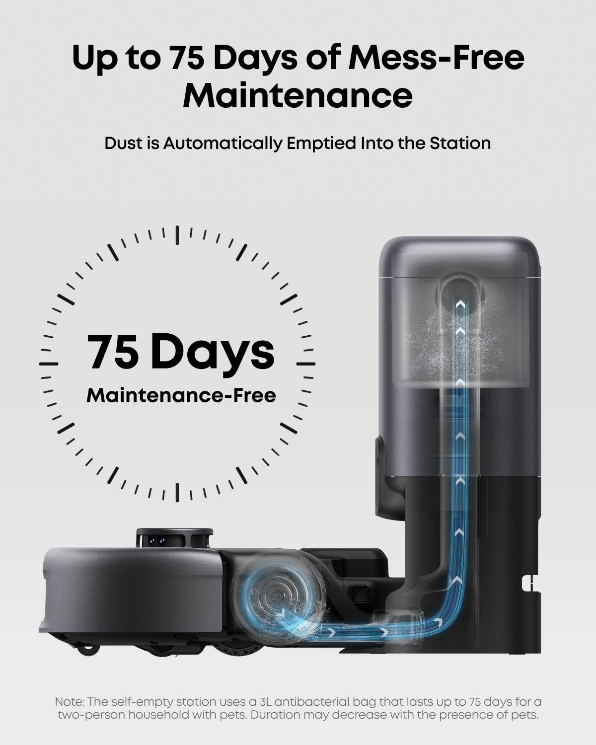 Eufy T2070G10 3-in-1 E20 Robot Vacuum   thumbnail image