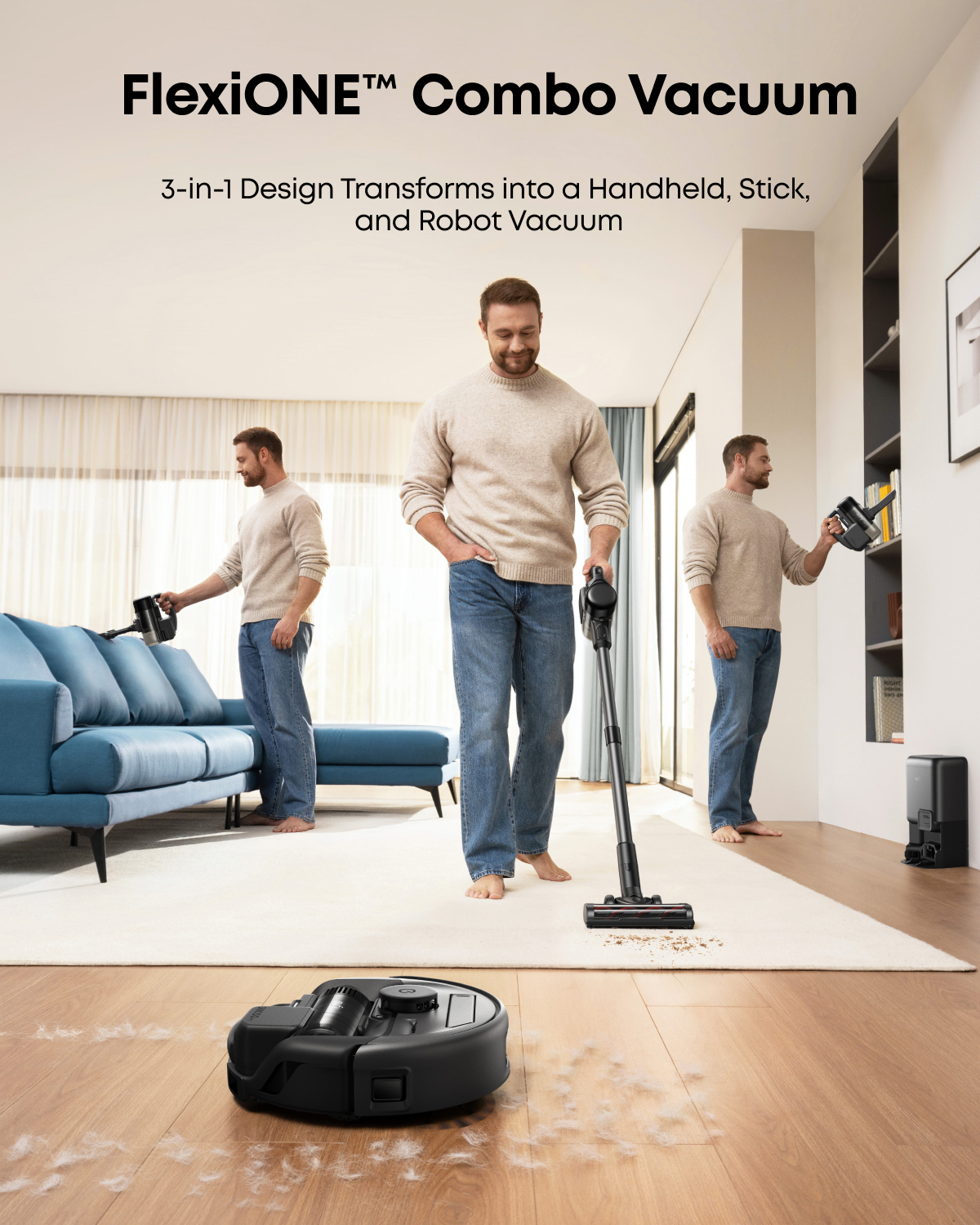 Eufy T2070G10 3-in-1 E20 Robot Vacuum   thumbnail image