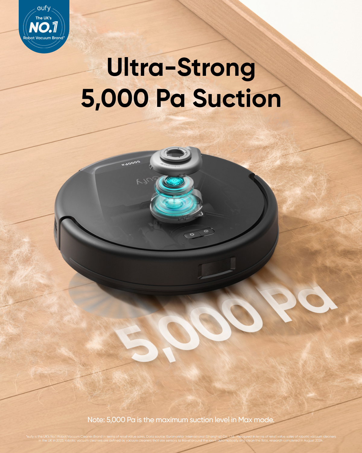 Eufy T2278V11  Robot Vacuum L60 Hybrid SES thumbnail image