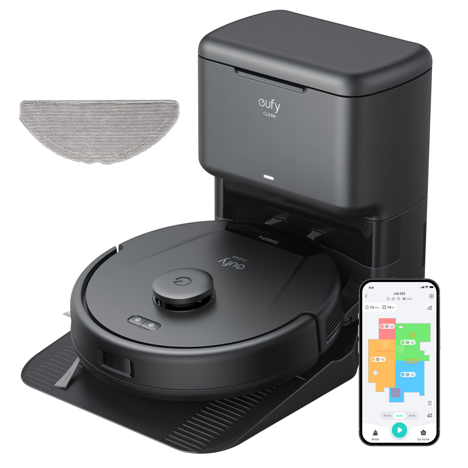 Eufy T2278V11  Robot Vacuum L60 Hybrid SES thumbnail image