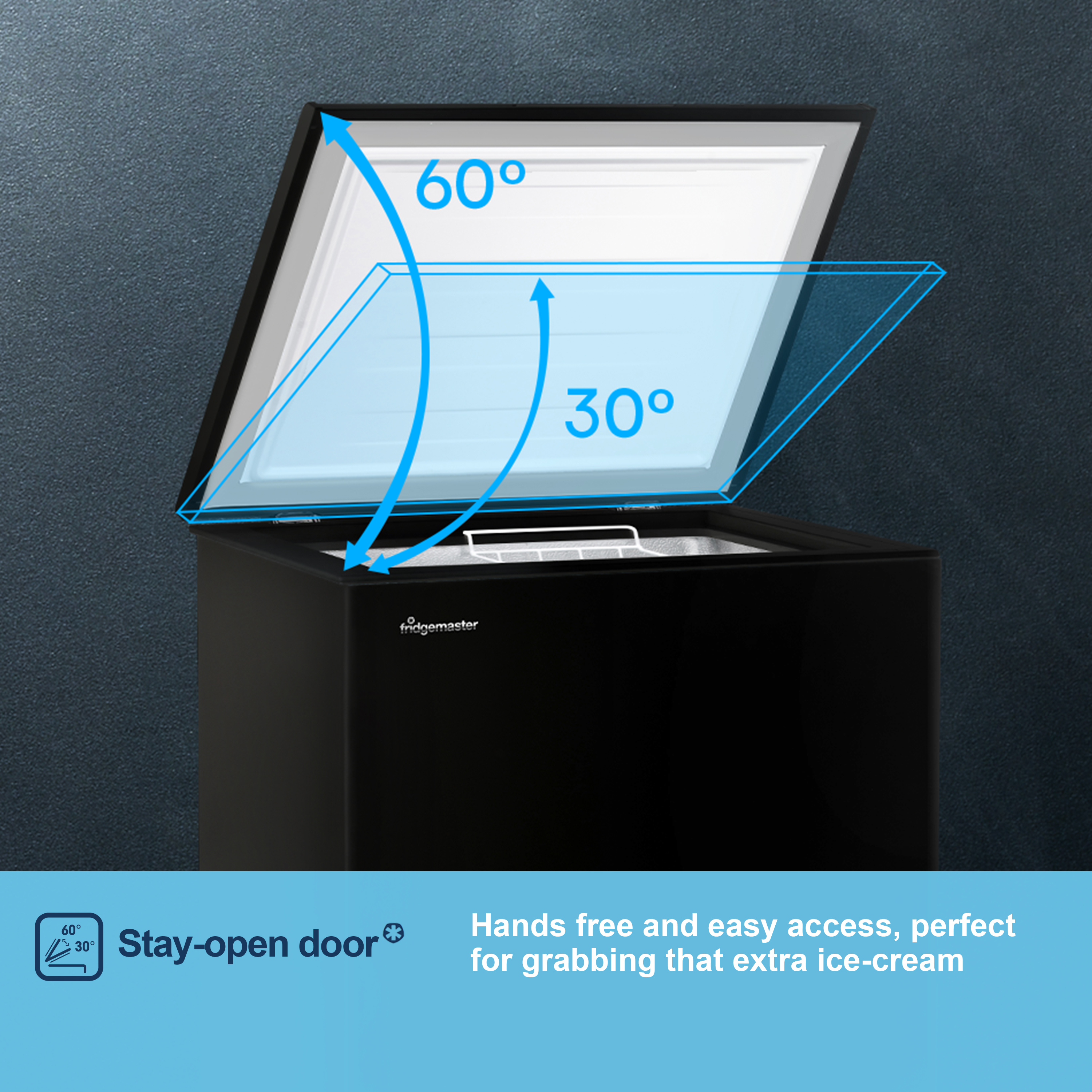 Fridgemaster MCF96EB 95L Freestanding Chest Freezer thumbnail image