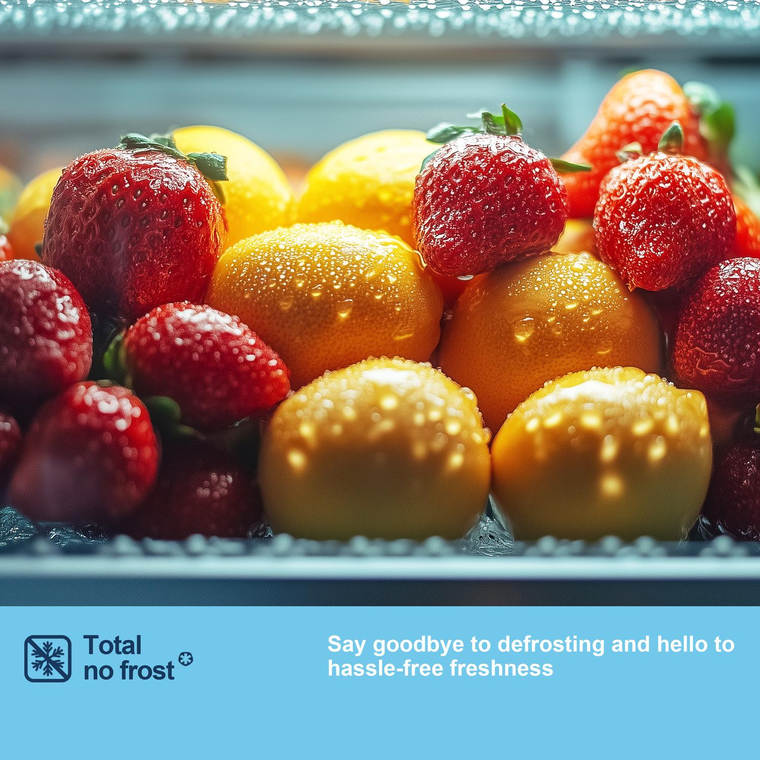 Fridgemaster MS91558DES 91.1cm 60/40 Total No Frost American Fridge Freezer thumbnail image
