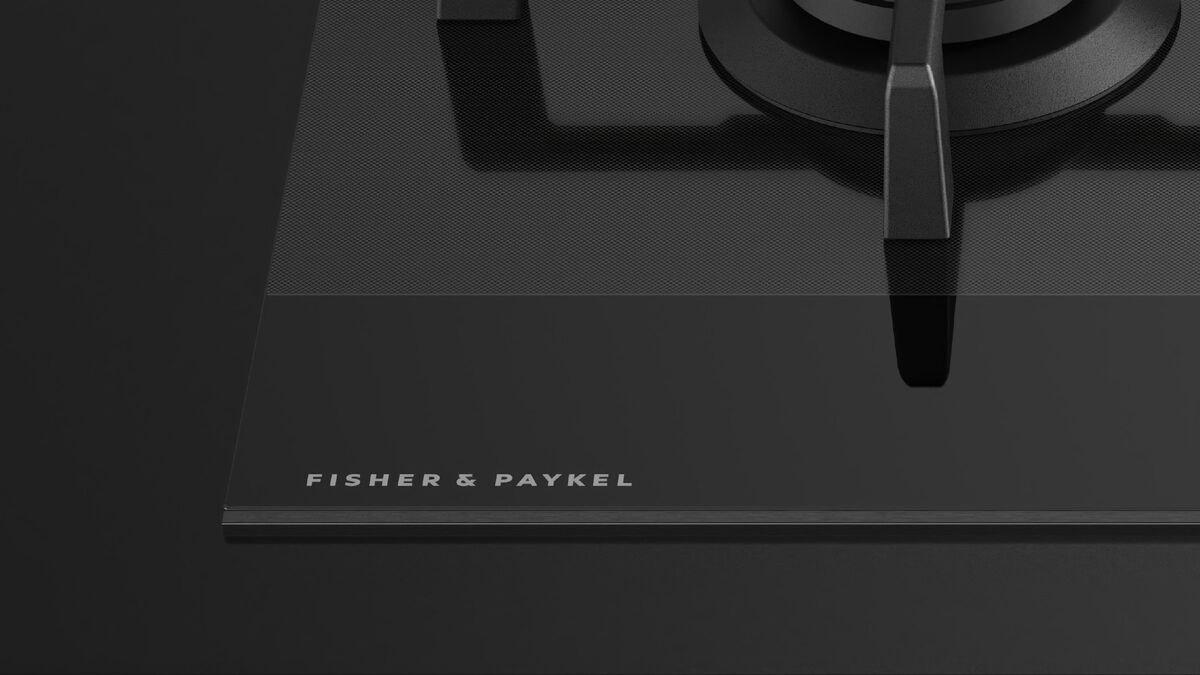 Fisher & Paykel CG603DNGGB4 60cm 3 Burner Gas Hob - Black Glass thumbnail image