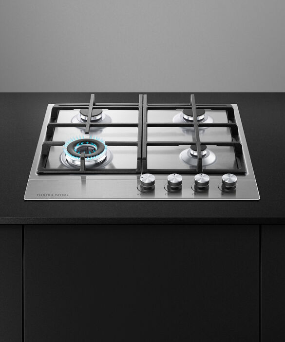Fisher & Paykel CG604DLPX1 60cm 4 Burner Gas Hob - Stainless Steel thumbnail image