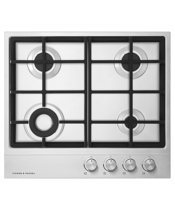 Fisher & Paykel CG604DLPX1 60cm 4 Burner Gas Hob - Stainless Steel thumbnail image