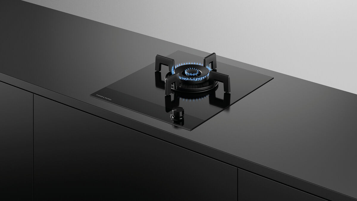 Fisher & Paykel CG903DLPGB4 90cm 3 Burner Gas Hob - Black Glass thumbnail image