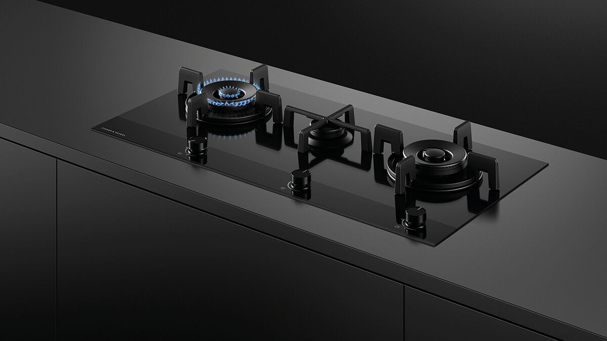 Fisher & Paykel CG905DLPGB4 90cm 5 Burner Gas Hob - Black Glass thumbnail image