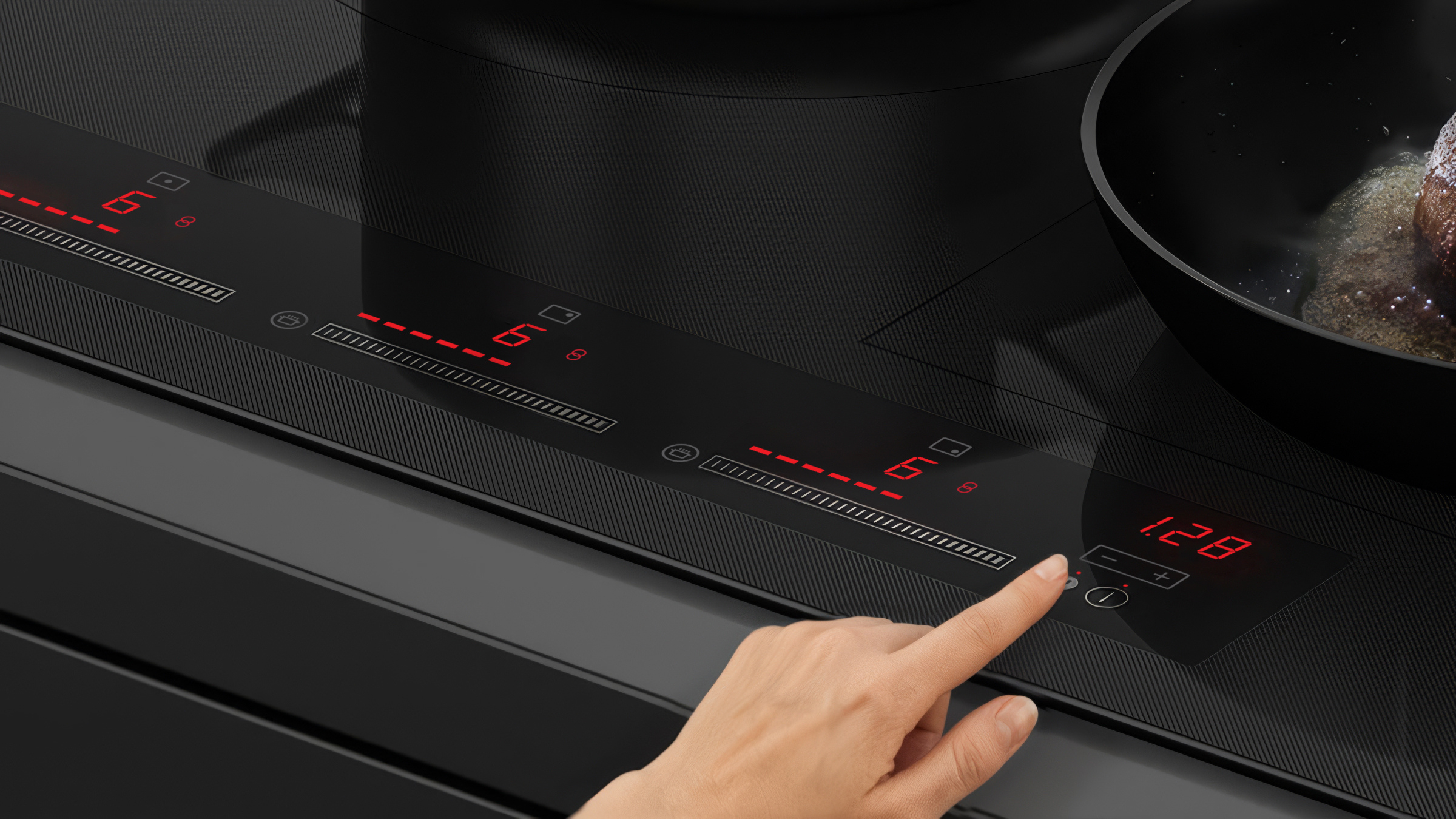 Fisher & Paykel CI604ZZDTB5 4 Zone Induction Hob - Black thumbnail image
