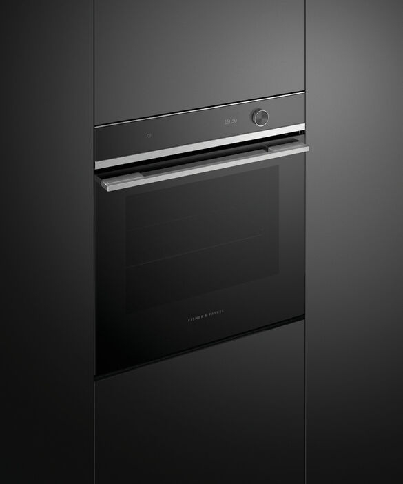 Fisher & Paykel OB60SD9PLX1 Wifi Connected Built In Electric Single Oven with Pyrolytic Cleaning - Black / Stainless Steel thumbnail image