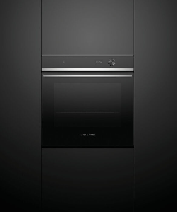 Fisher & Paykel OB60SD9PLX1 Wifi Connected Built In Electric Single Oven with Pyrolytic Cleaning - Black / Stainless Steel thumbnail image