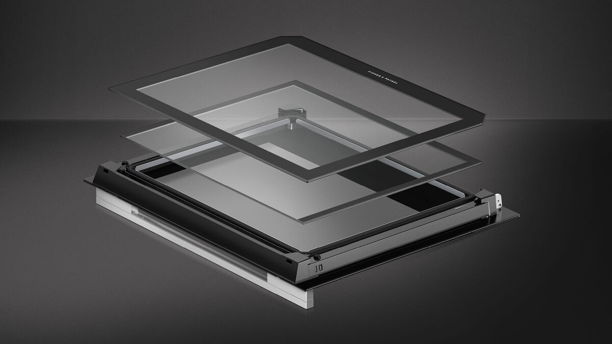 Fisher & Paykel OB60SD9PLX1 Wifi Connected Built In Electric Single Oven with Pyrolytic Cleaning - Black / Stainless Steel thumbnail image