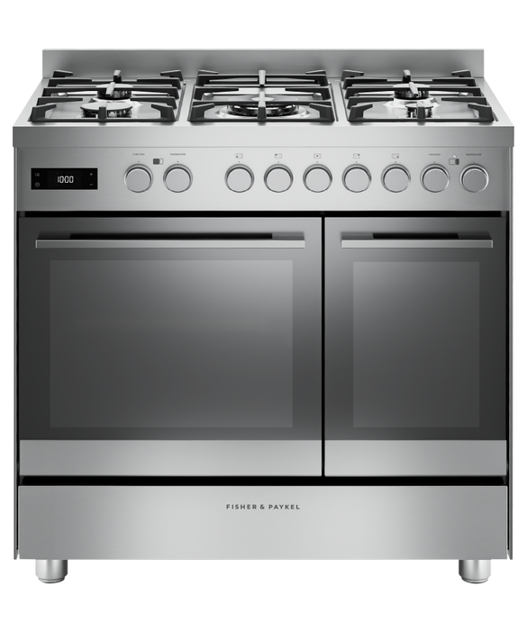 Fisher & Paykel OR90L7DBGFX2 Series 7 Dual Fuel 5 Burner Range Cooker - Stainless Steel thumbnail image