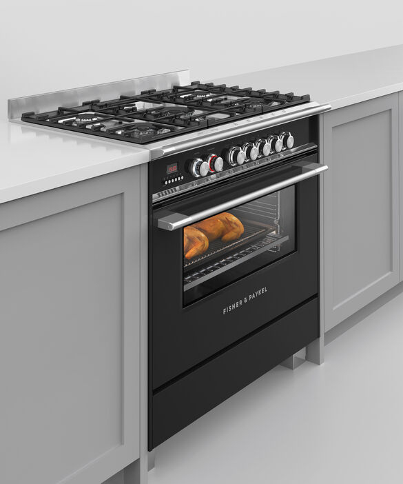 Fisher & Paykel OR90SCG4B1 90cm Dual Fuel 5 Burner Range Cooker - Black thumbnail image
