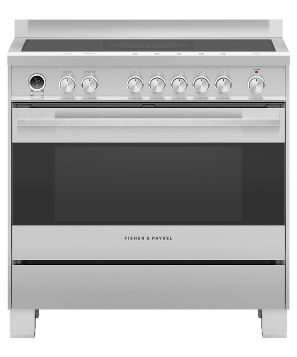 Fisher & Paykel OR90SDI6X1 90cm 5 Zone Induction Pyrolytic Cooker - Stainless Steel thumbnail image