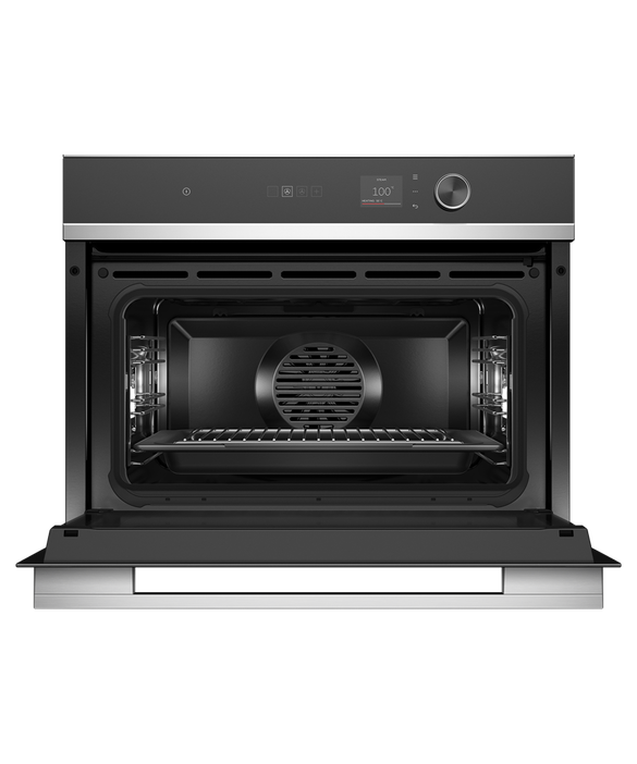 Fisher & Paykel OS60NDLX1 Built In Compact Steam Oven - Black / Stainless Steel thumbnail image