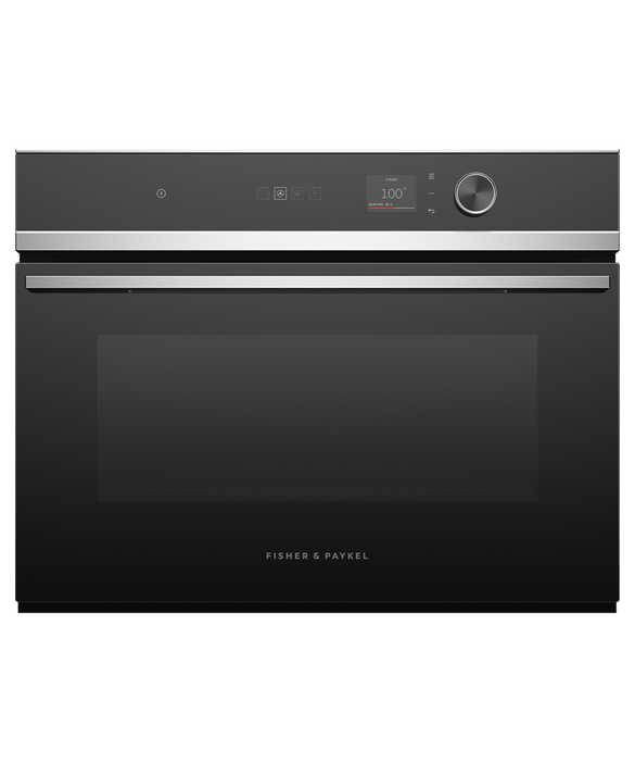 Fisher & Paykel OS60NDLX1 Built In Compact Steam Oven - Black / Stainless Steel thumbnail image