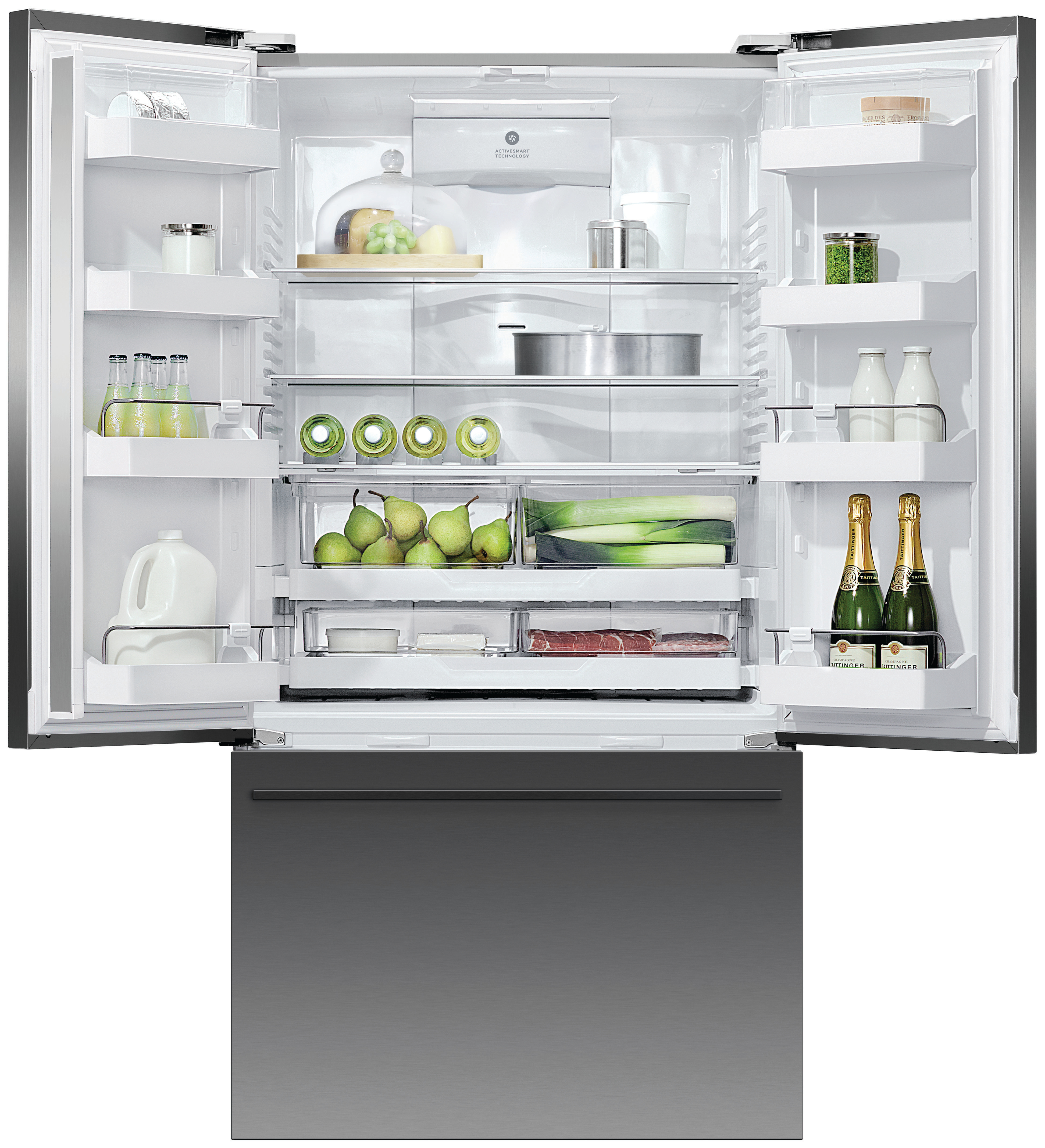 Fisher & Paykel RF540ADUB7 90cm Frost Free American Fridge Freezer - Black Stainless Steel thumbnail image