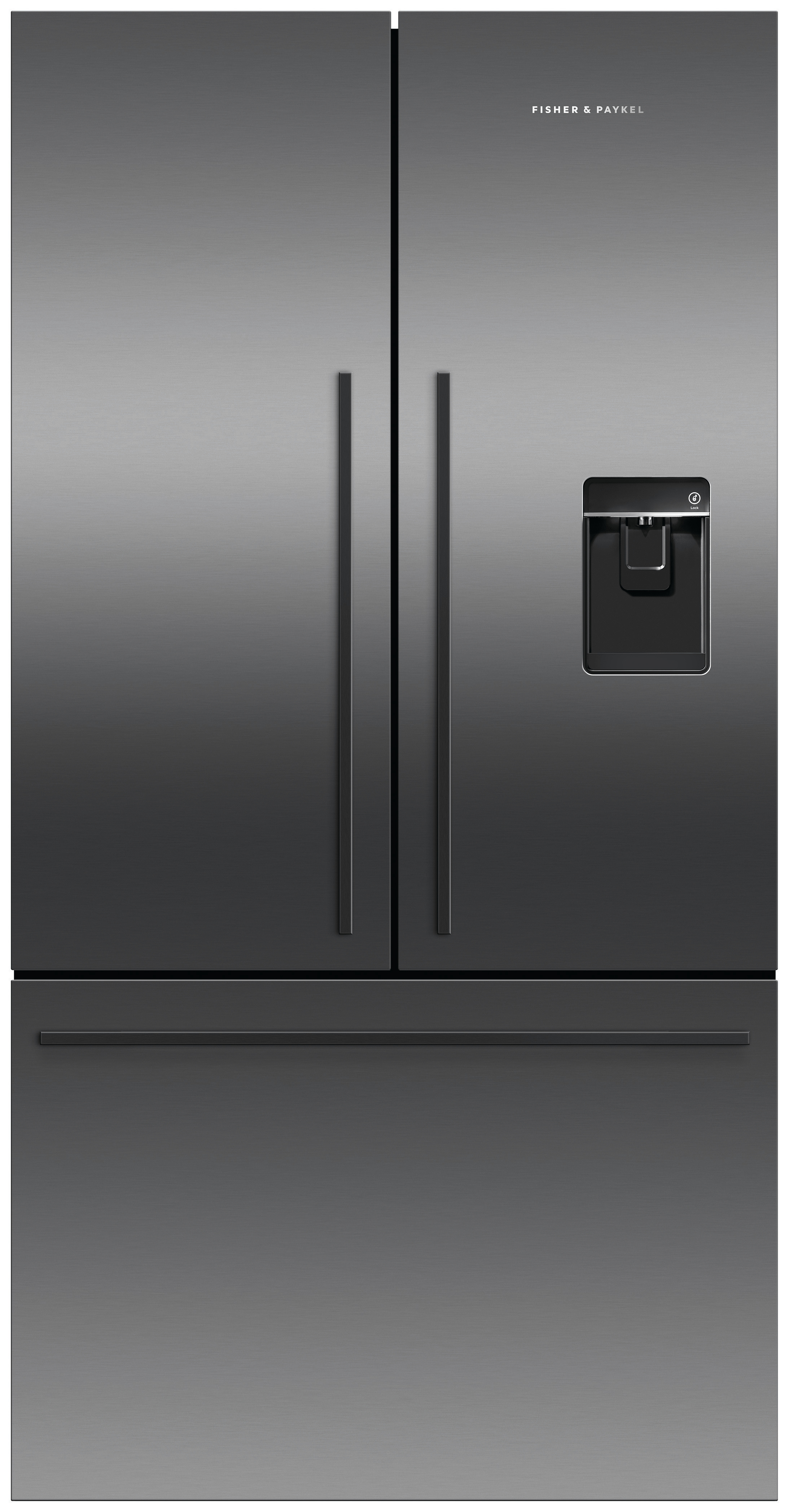 Fisher & Paykel RF540ADUB7 90cm Frost Free American Fridge Freezer - Black Stainless Steel thumbnail image