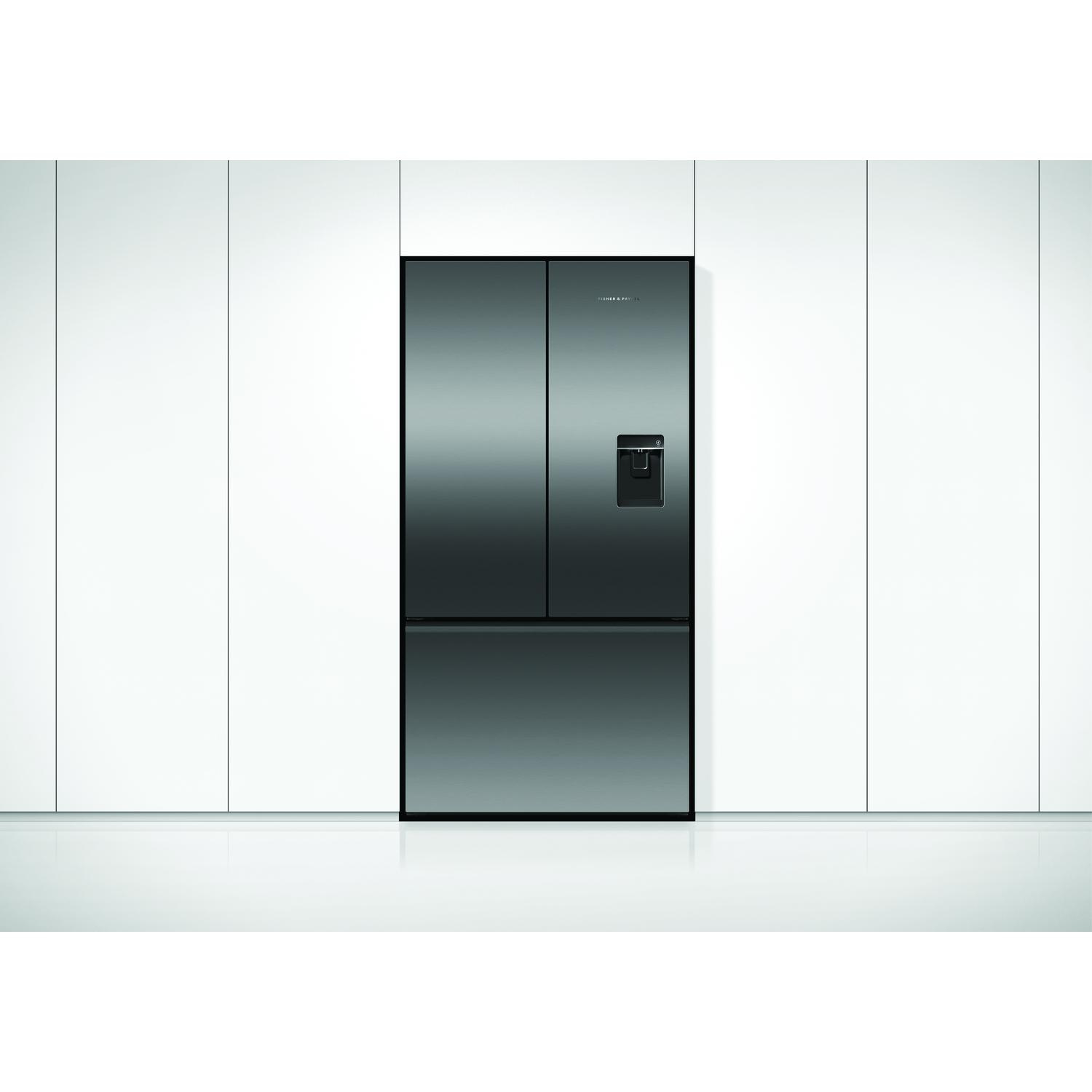 Fisher & Paykel RF540ANUB6 90cm Frost Free American Fridge Freezer - Black Stainless Steel thumbnail image