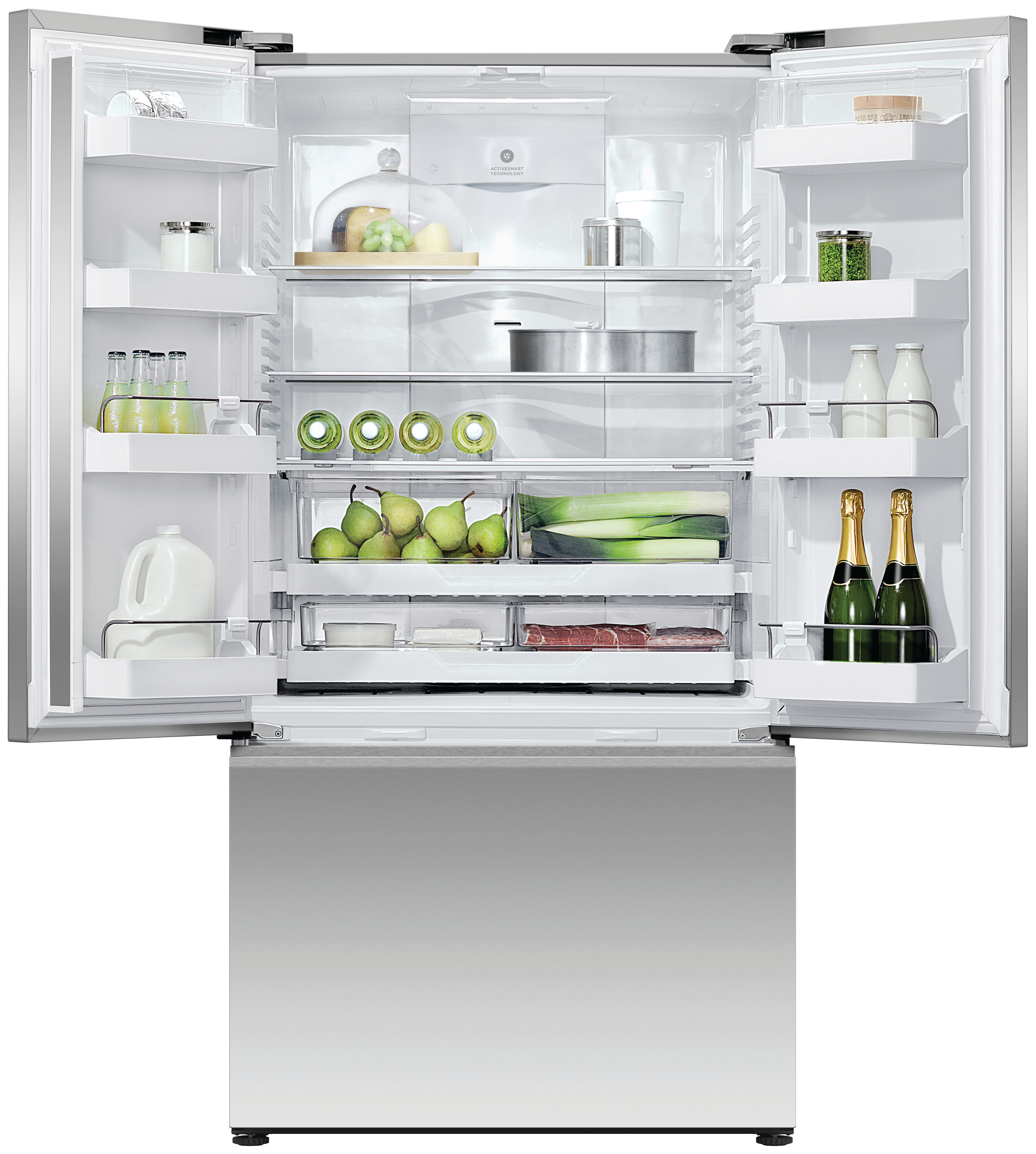 Fisher & Paykel RF540ANUX6 90cm 70/30 Frost Free American Fridge Freezer - Stainless Steel thumbnail image