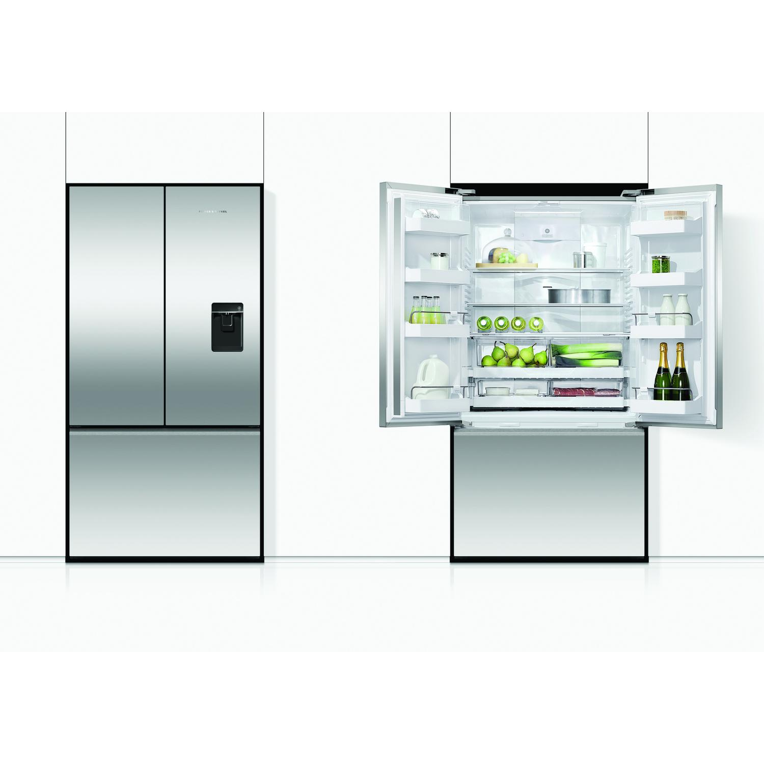 Fisher & Paykel RF540ANUX6 90cm 70/30 Frost Free American Fridge Freezer - Stainless Steel thumbnail image