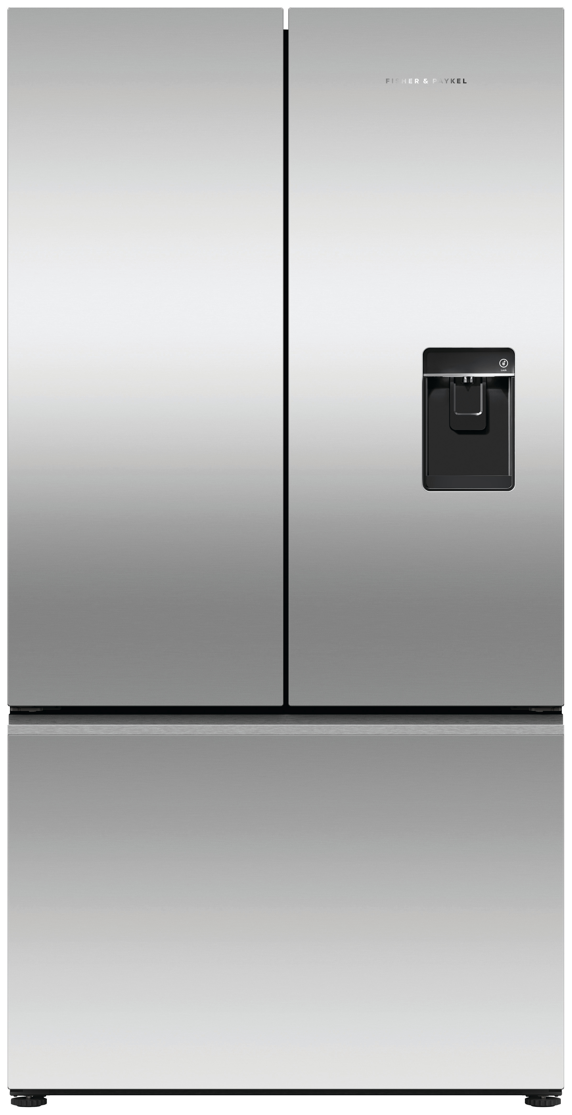 Fisher & Paykel RF540ANUX6 90cm 70/30 Frost Free American Fridge Freezer - Stainless Steel thumbnail image