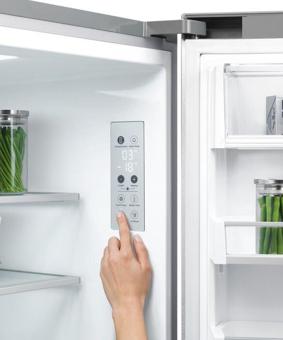 Fisher & Paykel RF605QDUVX1 90.5cm 60/40 Frost Free Quad Door Fridge Freezer - Brushed Stainless Steel thumbnail image