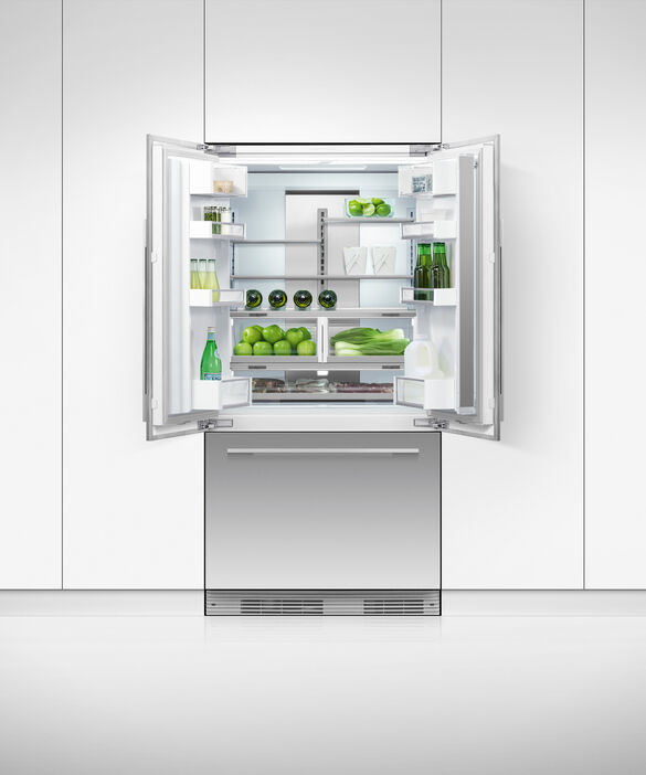 Fisher & Paykel RS90A3 Frost Free Integrated French Door Refrigerator Freezer thumbnail image