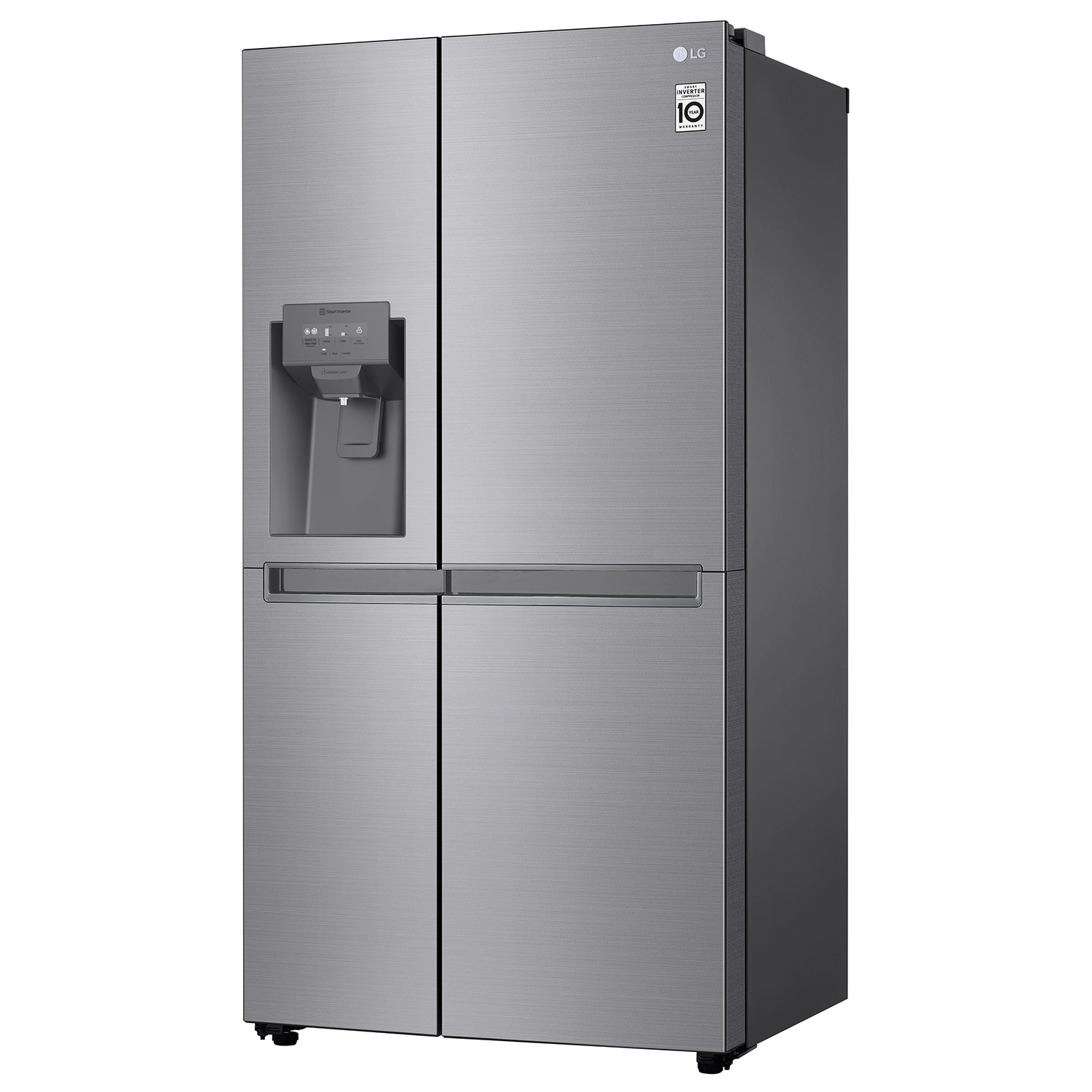 LG GSL480PZXV American Style Fridge Freezer - Shiny Steel thumbnail image
