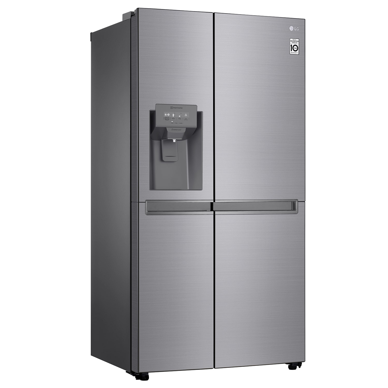 LG GSL480PZXV American Style Fridge Freezer - Shiny Steel thumbnail image