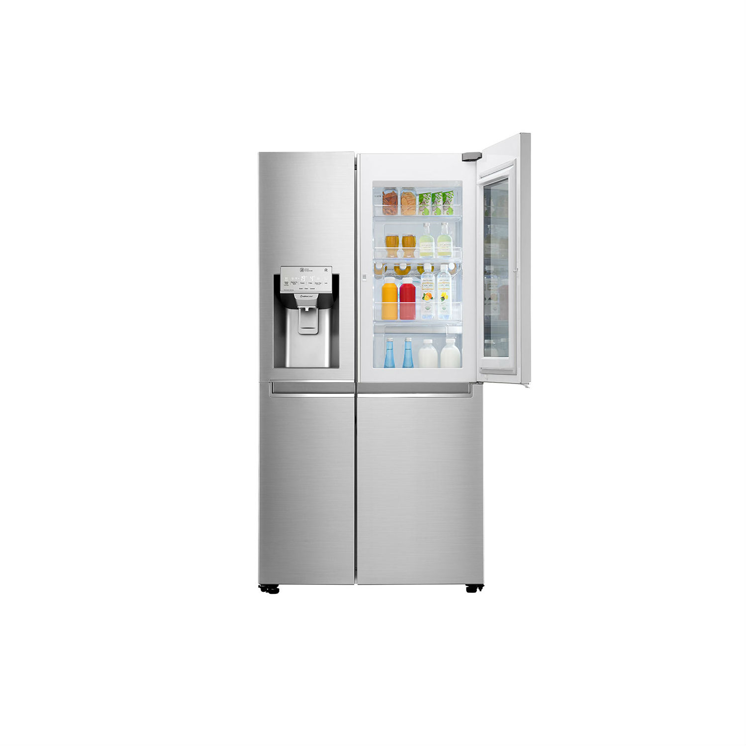 LG GSX960NSVZ InstaView Door-in-Door American Style Fridge Freezer - Premium Steel thumbnail image