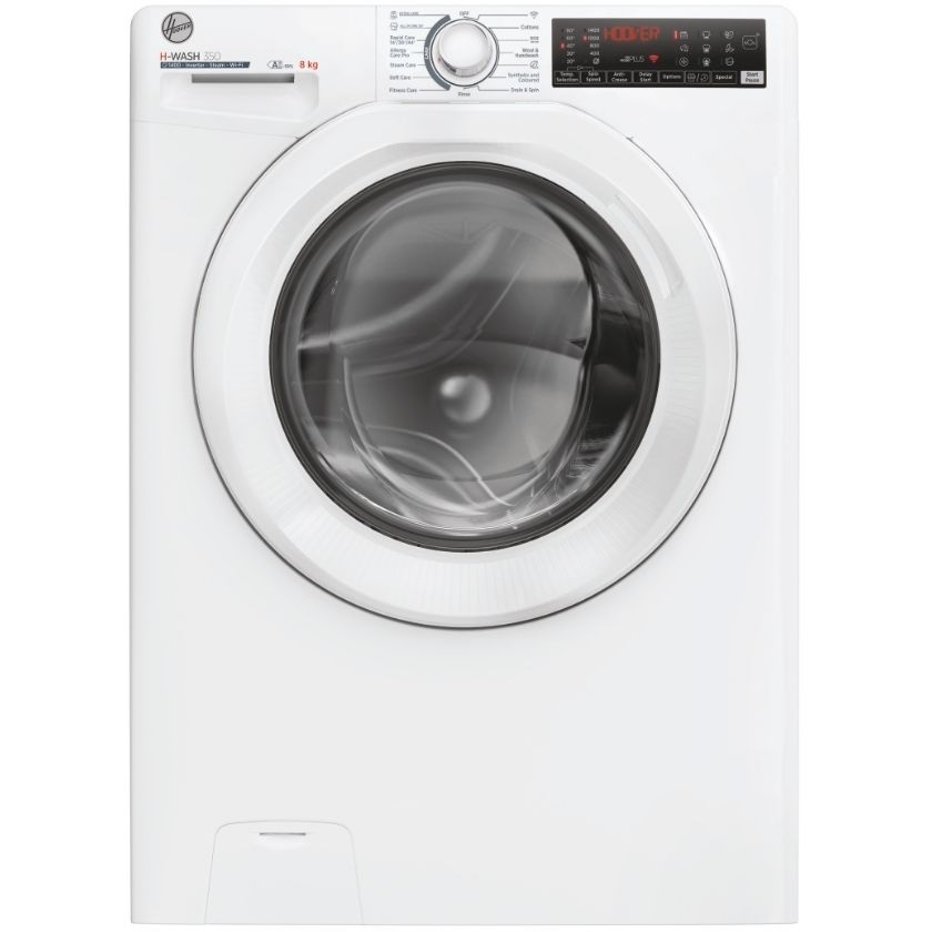 Hoover H3WPS486TAM6-80 8kg 1400 Spin Washing Machine - White thumbnail image