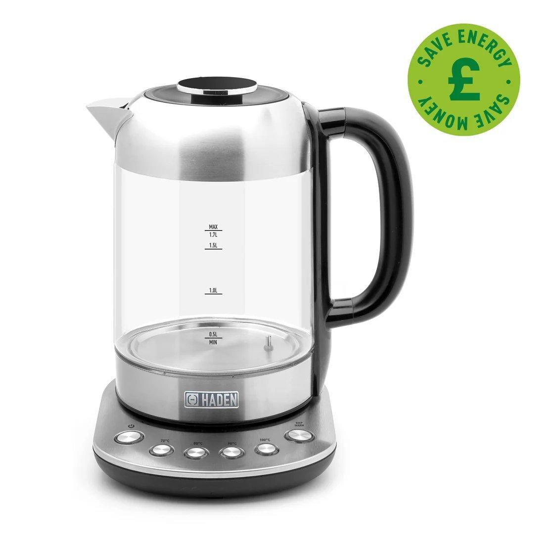 Haden 197207 1.7 Litres Jug Kettle - Clear thumbnail image