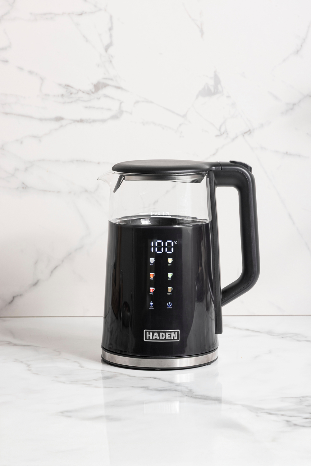Haden 212931 Touch Screen 1.7L Kettle - Black thumbnail image