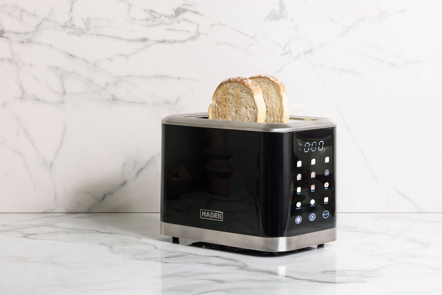 Haden 212948 Touch Screen 2 Slice Toaster - Black thumbnail image