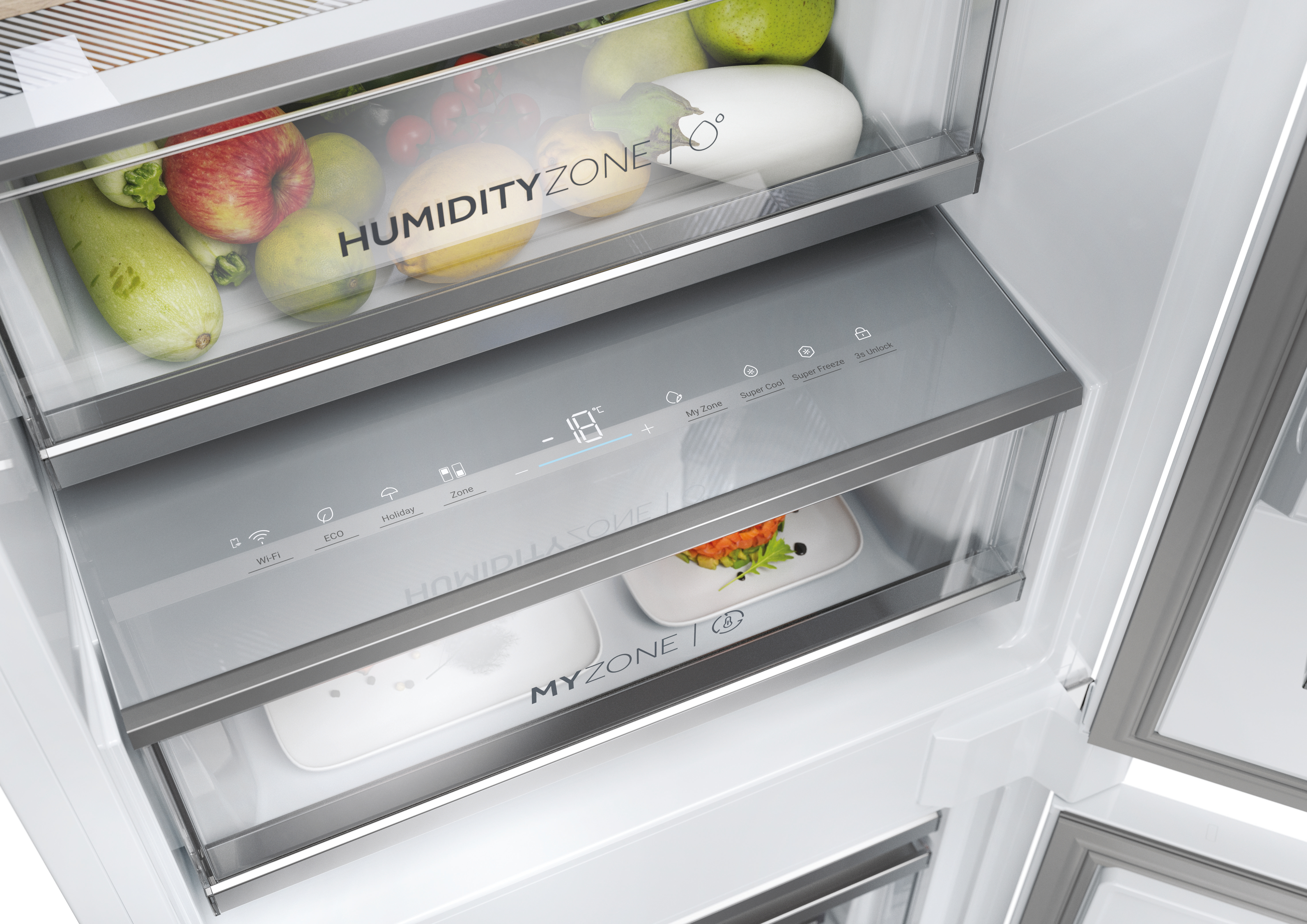 Haier HBW7518CTK Built In 70/30 Combi Fridge Freezer thumbnail image