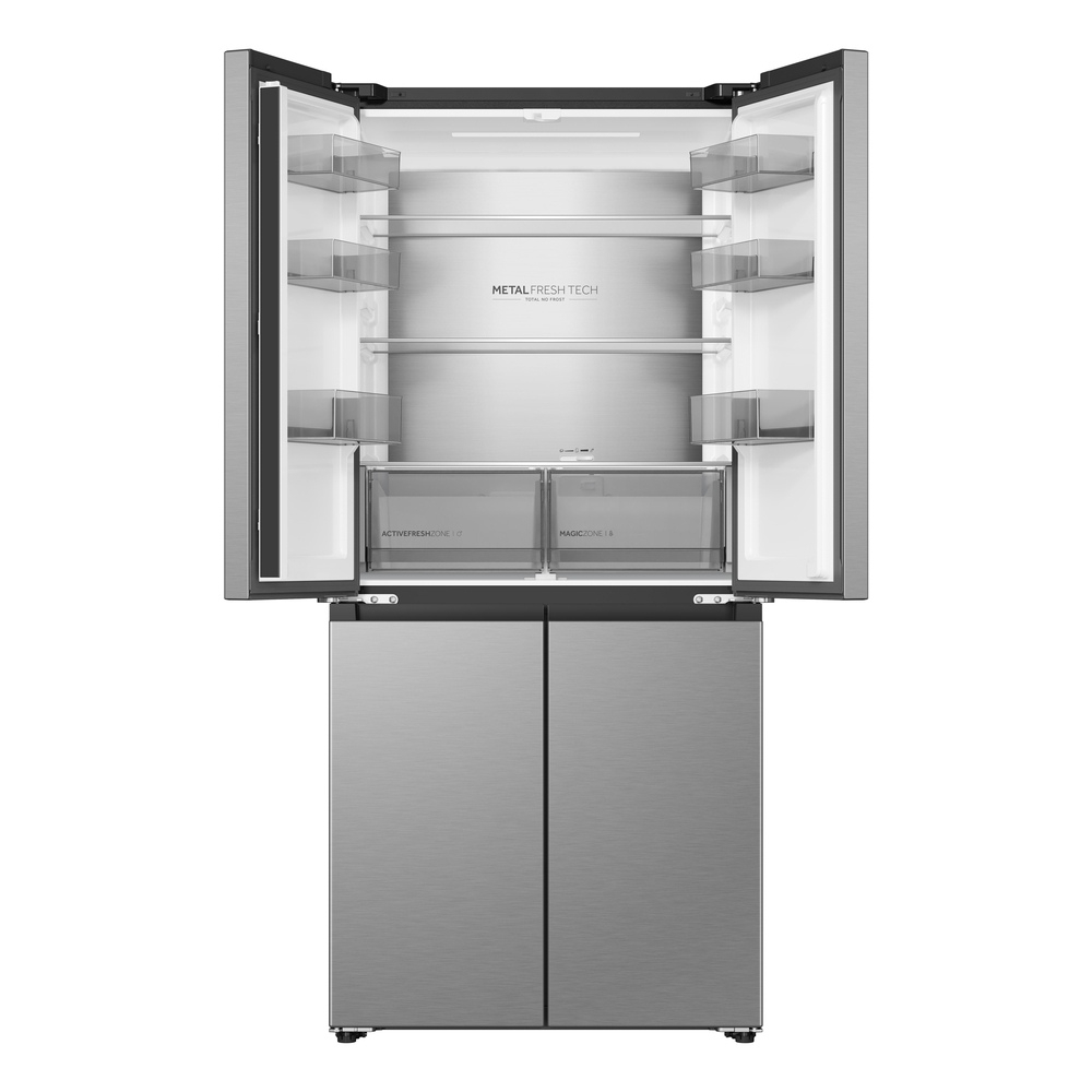 Haier HCR58S18DNMM 60/40 Total No Frost Fridge Freezer - Inox thumbnail image