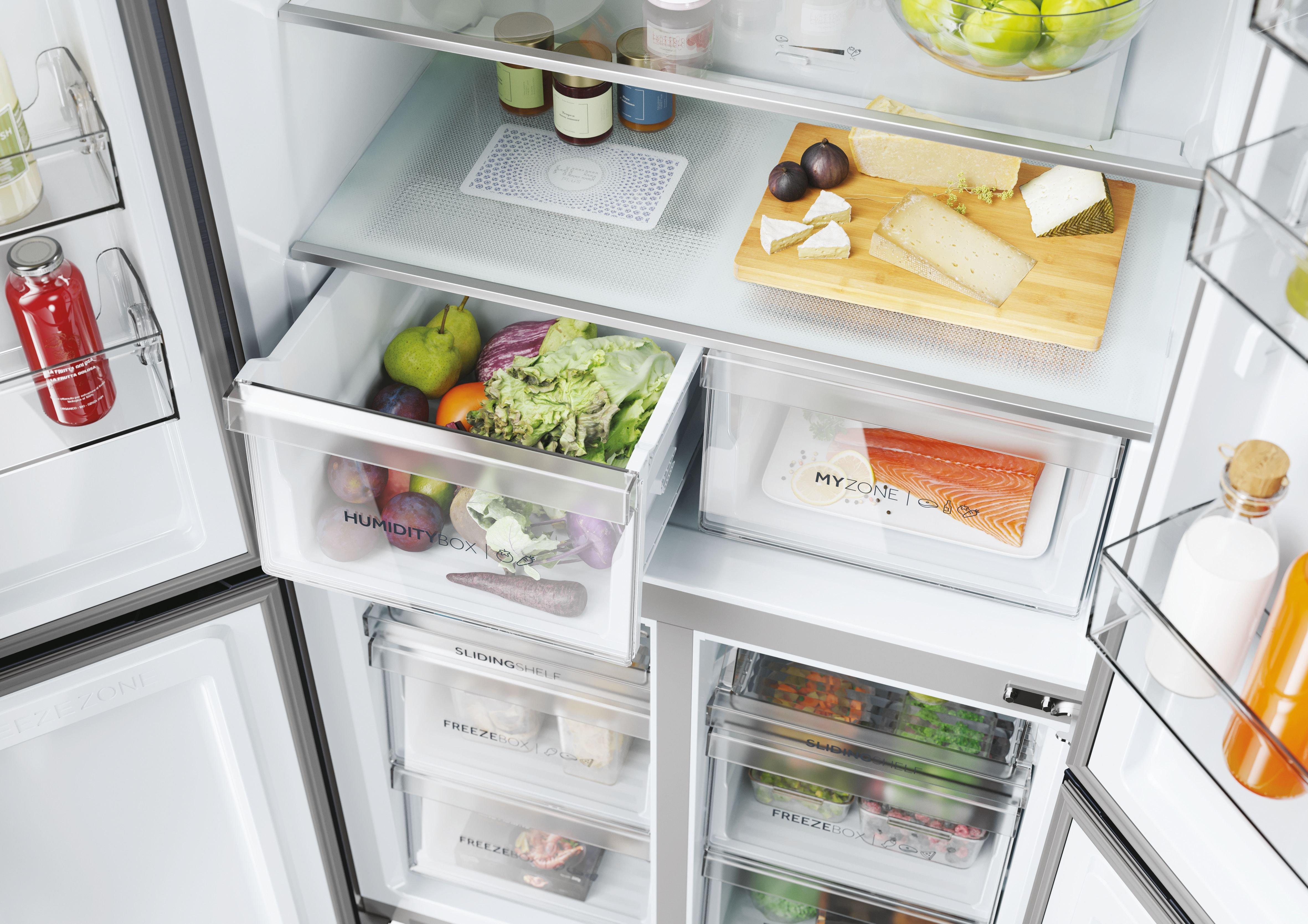 Haier HCR5919EHMB 60/40 Frost Free American Fridge Freezer thumbnail image