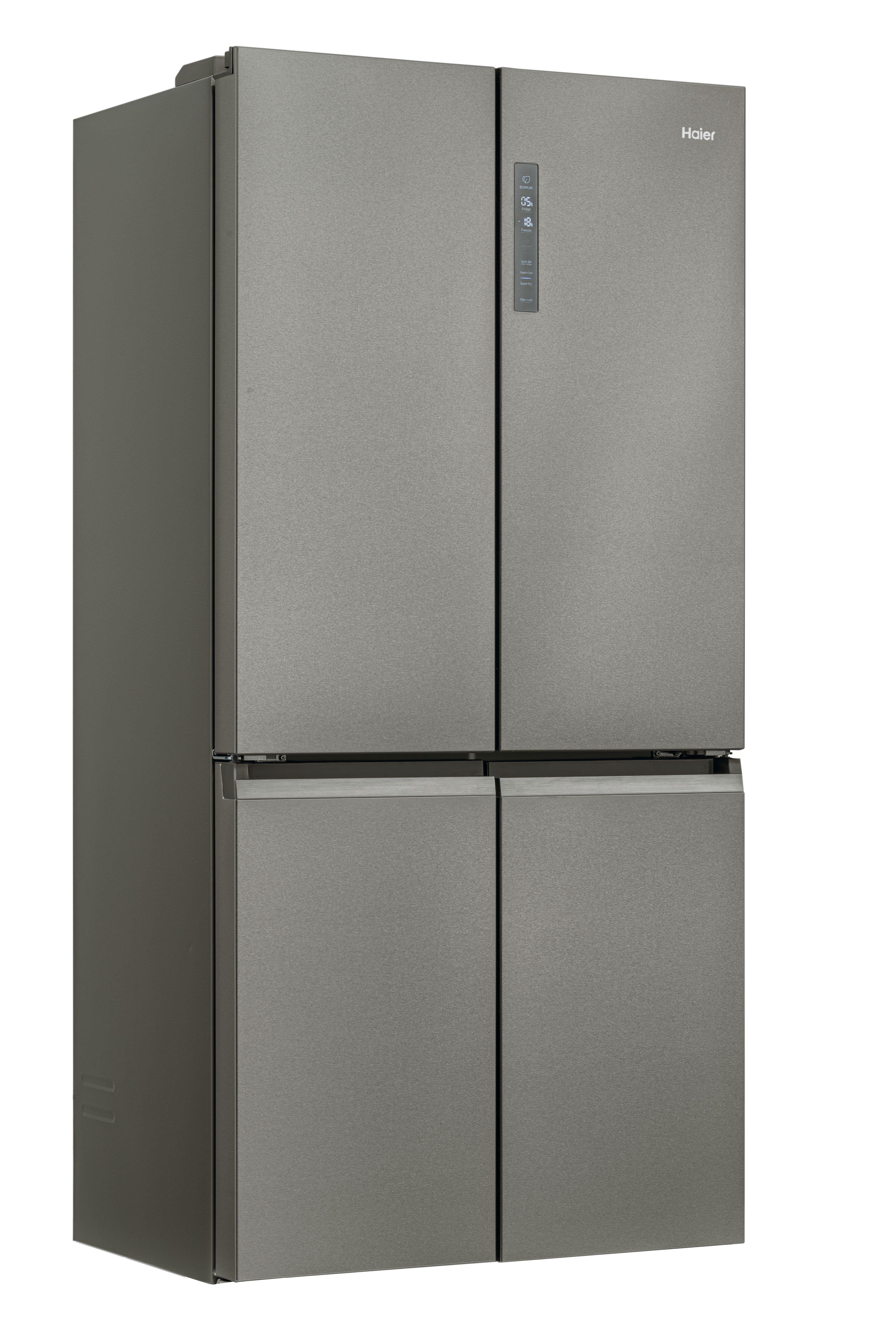 Haier HCR59F19ENMM 90.8cm 60/40 Frost Free American Fridge Freezer - Platinum Inox thumbnail image