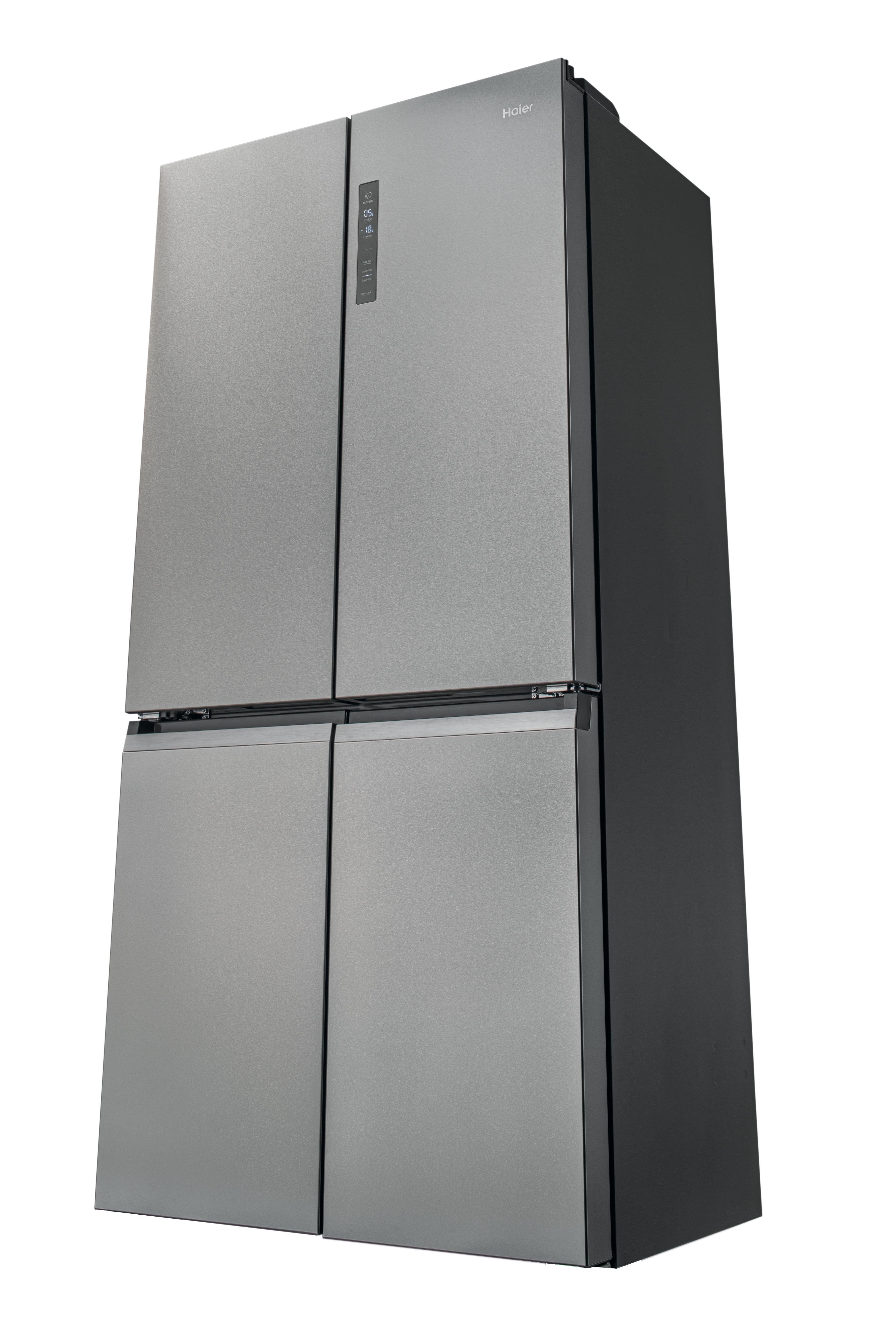 Haier HCR59F19ENMM 90.8cm 60/40 Frost Free American Fridge Freezer - Platinum Inox thumbnail image
