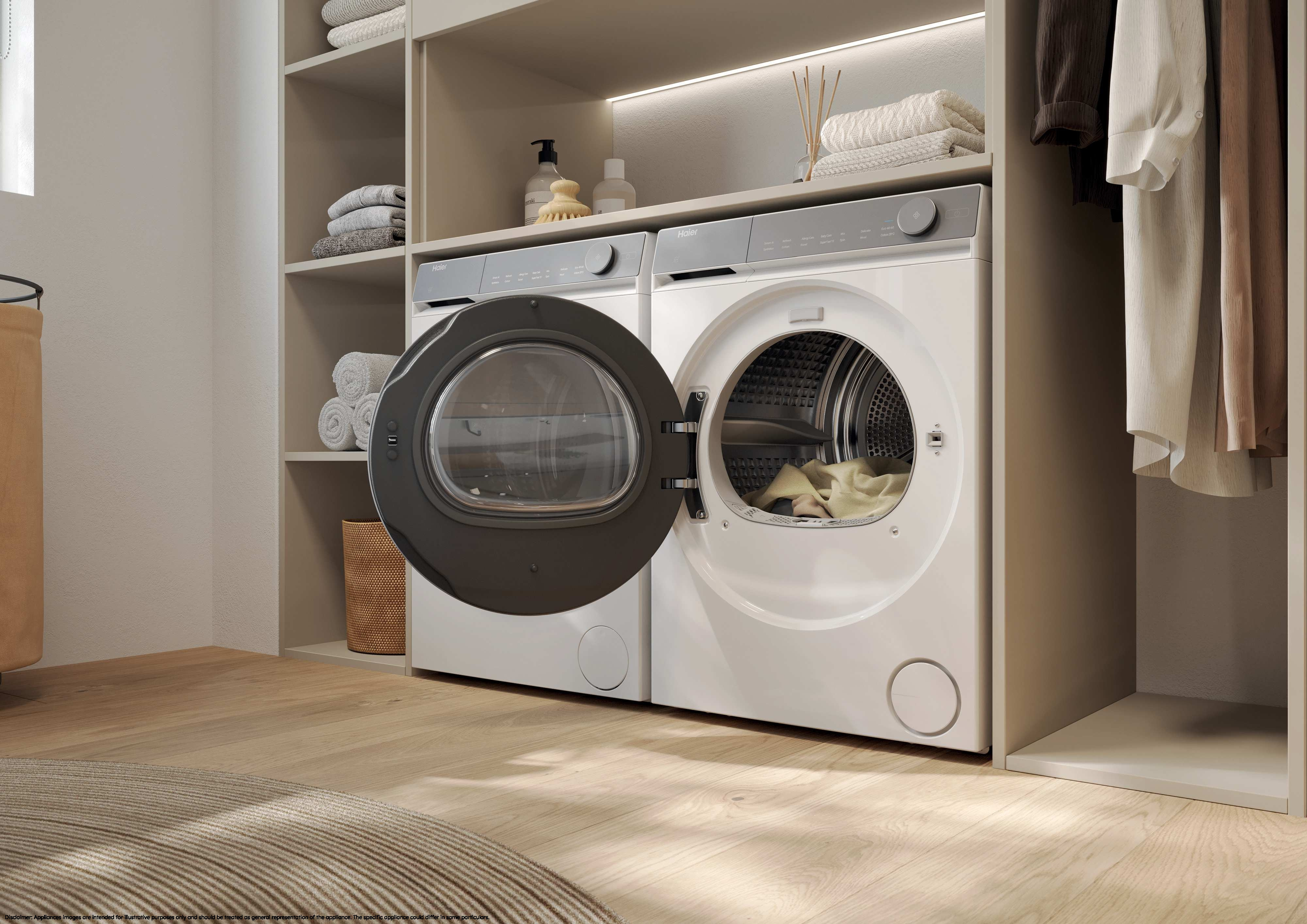 Haier HD100-C367U1-UK 10kg Heat Pump Tumble Dryer - White thumbnail image